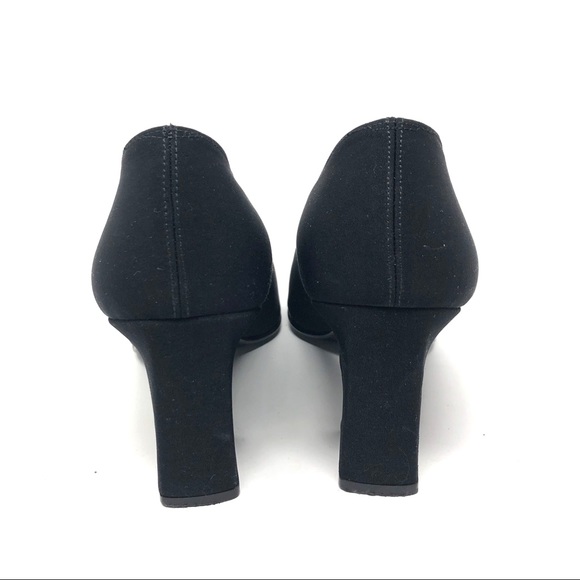 KENNETH COLE black fabric heels - Picture 6 of 7